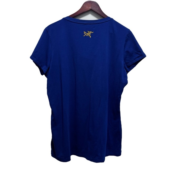 Arc’teryx Blue Vneck Cotton Short Sleeve T Shirt Size XL - Picture 2 of 10